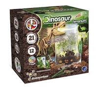Dinosaur Terrarium Kit - Make Your Own Terrarium, Glow in the Dark Dinosaurs for Kids, 21 Jurassic Stickers, Toys and Games for Kids 6+ year olds,