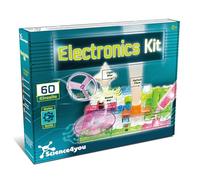 Science4you Electronics Kit for Kids 8+ - Circuit set, robotic kit, 60 Experiments with Motor Build included, Stem toys, Electronic & Educational Toy for Boys & Girls Age 8 9 10 11+ Years Old