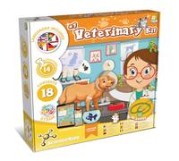 Science4You First Veterinary Kit for Kids Age +4 - 14 Educational Activities, Science Experiments for Children: Includes Vet Costume and Stethoscope Toy, Role Play Doctors for Girls & Boys Age 3 4 5+