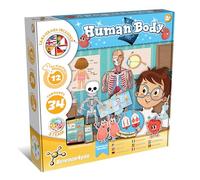 Science4you Human Body for Kids - Discover the details of the Human Body, Find all the Curiosities of Organs, Skeleton and Systems with this Science Kit, Set Gift for Girls and Boys Age 4 5 6 7+