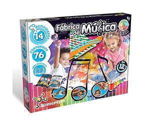 Science4you - Music Factory - Scientific Toy, Create 12 Musical Instruments Like Drums and Guitar, Musical Instrument Toys for Kids 6 Years Old