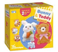 Science4you Plush Making Kit - Make Your own Plushies for Kids Age 6+ Make 2 Different Animals, Crafts, Arts & Crafts Kit with Modelling Wires, Toy Gift for Boys & Girls Age 6 7 8 9+