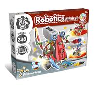 Science4you Robotics Alfabot - Robot Building Kit for Kids, 238 pieces - Build Your Own Robots and Make them Move - 3 Different Robots in 1 Toy - STEM Educational Toy for Kids Age 8-14
