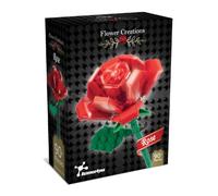 Science4you Rose Flower Building Kit - Build your own Botanical Garden, Have Fun Build Red Roses with your family, Have a good time build Artificial Flowers, Building & Brick Gift for Adults & Kids
