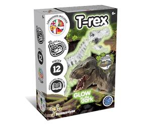 Science4you T-Rex Fossil Digging Kit for Kids +6 Years - Dinosaur Fossil Dig Kit + Glow-in-the-Dark T-Rex Fossils for Kids, Excavation Kit, Stem Toys, Games, Gifts for 6+ year old Boys and Girls
