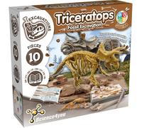 Science4you Triceratops Dinosaur Fossil Dig Kit - Excavate & Assemble 10 Bones