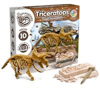 Science4you - Triceratops Fossil Digging Kit for Kids +6 - Excavate and assemble 10 Triceratops Fossiles - Ideal Dinosaur Excavation Kit Toy, Archeology and Paleontology Sets for Kids Age 6+