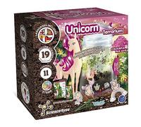 Unicorn Terrarium Kit - Make Your Own Terrarium, Unicorn Toys for Kids, 19 Unicorn Stickers, Toys and Games for Kids 6+ year olds, Unicorn Gifts for