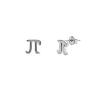 ScienceFox π Pi Symbol Earrings Studs Mathematical Jewelry made of 925 Sterling Silver in Silver Gold Rose Gold Color Gift for Math Enthusiasts