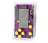 ScienSta Soldering Kit Age 14+ for Learning, Soldering Practice Kit with Retro Classic Games, Soldering Projects for STEM Education, Electronic Kits for College High School Students Learning