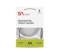 Scientific Anglers Freshwater Nylon Leaders, 7 1/2 FT - 4X - 3PK