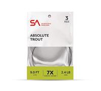 Scientific Anglers SA Absolute Trout Leader, 7.5ft, 5X - 6PK