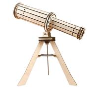 Scientific Box for Wooden Telescope Logic Educational Toys Building Kit STEM Science Experiments for Boys Girls Students School Kindergarten Class