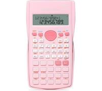 Scientific Calculator, 2 Line Cute Scientific Math Calculator Function Calculator for Students Algebra Geometry Basic Caculator for Middle and High School Students College School Supplies (Pink-10ps)
