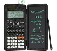 Scientific Calculator 991ES Plus, 4-Line Multiview Display with LCD Writing Tablet and Dual Power - Erasable Notepad for Engineering, Business, and Student Use
