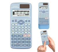 Scientific Calculator, Engineering Calculator, Math Calculator with 552 Functions, 10+2 Digit Display, For Universities, Engineering, Middle School, Offices, Teaching, Blue