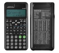 Scientific Calculator FC-991ES Plus-2nd Edition, 2 Line 10+2 Digits Written Display 417 Functions, Solar and Battery Calculator for Student Teacher College Universities Secondary School, Black, Gift