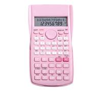 Scientific Calculator, Multifunctional Design, 240 Functions, 12 Bit Calculator, Sliding Hard Cover, Easy to Use, with Large Display for Students (Rose)