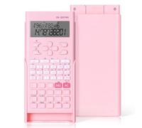 Scientific Calculator Pink 240 Functions 2-Line LCD for Office School