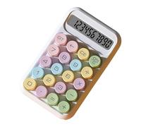 Scientific Calculator with Display, Portable Mechanical Button Calculator for School Exams Office Accounting Construction 3.74 x 5.91in (Blue) (Yellow) (White)