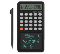 Scientific Calculator with Erasable Writing Pad, 12-Digit Large Display for Office, Home, School, College