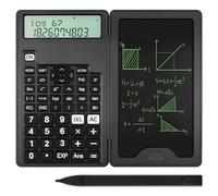 Scientific Calculator with LCD Writing Tablet LED large screen and Pen 10-Digit Scientific Professional 2 in 1 Standard Calculators for Professionals Financial Accounting Physics and Engineer