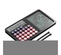 Scientific Calculator with Notepad - Desk Calculator,Eye Protection Calculator Tool with Writing Draft Handwriting Board For Students Children Home Adults Business