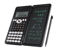 Scientific Calculator With Writing Tablet 991MS 349 Functions Engineering Financial calculator For School Students Office Solar Black 82 MS