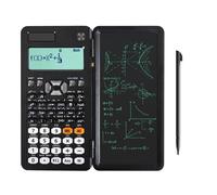 Scientific Calculator with Writing Tablet, Upgraded 991ES Model with 417 Functions, Erasable LCD Notepad, Solar Battery Power, Portable 991ES Calculator Notepad School Supplies for Student, Teacher