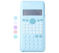 Scientific Calculators for Students, 240 Functions 2-Line Standard Scientific Calculator, Cute School Office Supplies,Math Calculator for School (Blue)