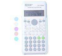 Scientific Calculators for Students, 240 Functions 2-Line Standard Scientific Calculator, Cute School Office Supplies,Math Calculator for School (White)