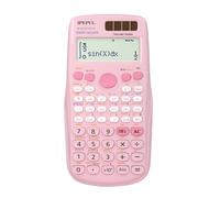 Scientific Calculators, IPepul Pink Math Calculator with 417 Function, Solar Battery Power and 4-Line Display, School Supplies for Middle High College Students Teachers (Pink 991ES Plus)