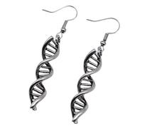 Scientific Charm DNA Model Earrings Eye Catching DNA Perfect for Science Fan and Individualistic Fashion Unique Alloy