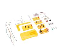 Scientific circuit kit, including power technology project kit, battery holder, light bulb and LED light, ABS material