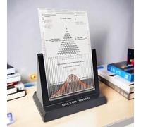 Scientific Desktop Galton Board, Probability Demonstration Model with Bell Curve, Physics Lab Teaching Tool, Effective Statistical Law Experiment Tool, for Random Distribution
