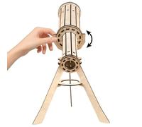 Scientific Experimentation Kits - Educational Toys with Wooden Telescope, Astronomical Science Experiments | for Girls Boys Teachers Students School Classroom Bib