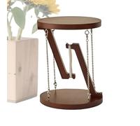 Scientific Floating Sculpture - Scientific Floating Wooden Figurine, for Trendy Desk, for Desk Table Corner Porch Door, Indoor and Outdoor Use for Home Offices