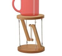 Scientific Floating Sculpture | Wooden Decoration with Floating Technology - Stress Relief Toys for Desk | for Outdoor Porch Door Table Front Corner Indoor Party Office Room