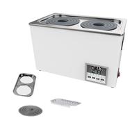 Scientific-grade Digital Water Bath, with Digital Display And Protective Cover, Thermostatic Heater, Laboratory Heating Equipment, Stainless Steel Inner Tank, Accuracy 0.01℃,WB100-2
