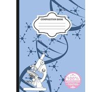 Scientific Laboratory Composition Notebook - 8.25” x 11” College-Ruled Lab Notebook for Students, Teachers & Researchers: 110 College-Ruled Pages for Detailed Note-Taking, Experiments, and Research