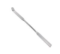 Scientific Labwares Stainless Steel Double Ended Micro Lab Spatula Sampler, Square & Round Angled End - Chattaway Style (6")