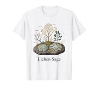 Scientific Lichen Cross-Section Root Structures Botanical T-Shirt
