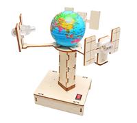 Scientific Model Kits - Wooden Scientific Model Maker, Laser Cut Natural Wood Components, Interactive STEM Engineering Activity Toy | Creative Orbital Exploration Proj