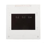 Scientific Optical Diffraction Grating Set 50x50mm with Double and Triple Circular Slits on Plastic for Laboratory and Research Use (Round Holes)