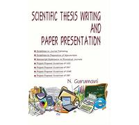 Scientific Thesis Writing and Paper Presentation