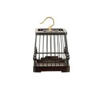 Scientific Traditional, African Blackwood | Transparent Lower Panels Display Cage, Decorative Turned Posts, Collectors, Hobbyists