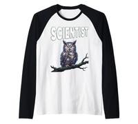 Scientist Aerospace Engineer Space Travel Astronomer Science Raglan Baseball Tee