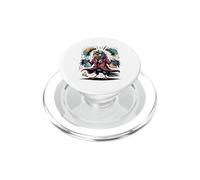 Scientist Crow Funny Chemistry PopSockets PopGrip for MagSafe