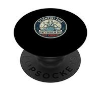 Scientist Dad Laboratory Research Chemistry Father's Day PopSockets Adhesive PopGrip