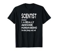 Scientist Definition Funny Chemist Botanist Biologist Life T-Shirt